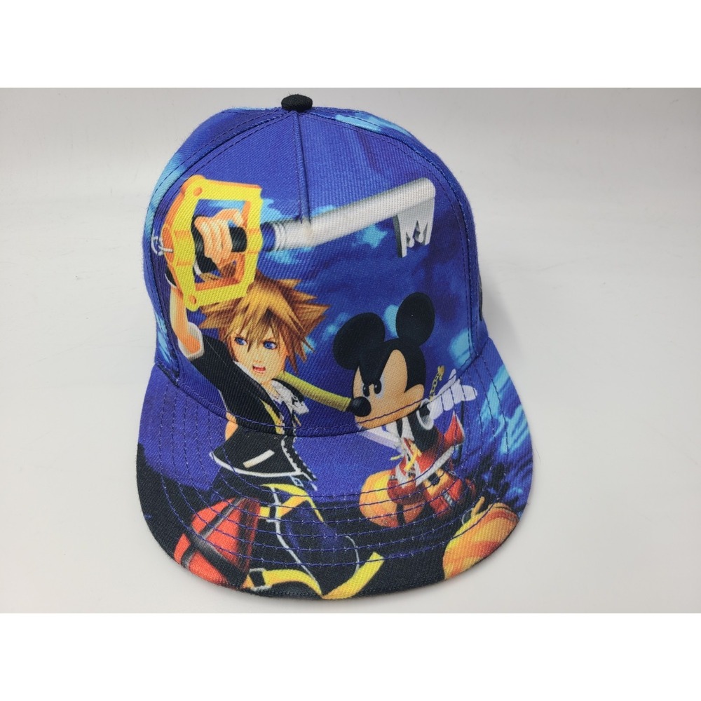 Kingdom Hearts‎ Mickey Mouse Sora Disney Snapback Hat Cap Polyester Video Game